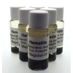10ml Hematite Gemstone Oil Balance Protection